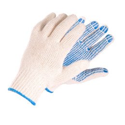 Knitted Gloves With PVC,...