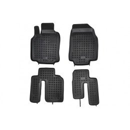 Floor Mats Rubber Black...