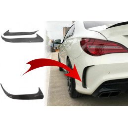 Rear Bumper Flaps Side Fins...