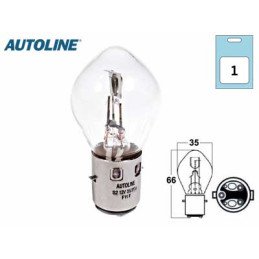 Лампа с металлическим цоколем