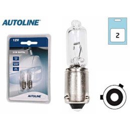 Metāla cokola spuldžu pāris