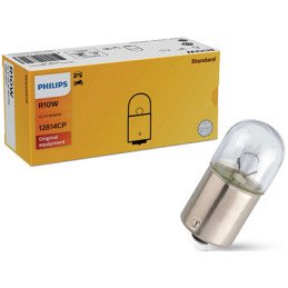 Лампа PHILIPS R10W 12V BA15s