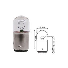 Лампа с металлическим цоколем