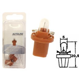 Пластиковая лампа с цоколем