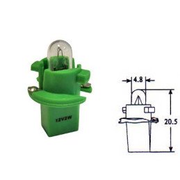 Пластиковая лампа с цоколем