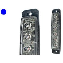 маяк LED синий 6xLED...