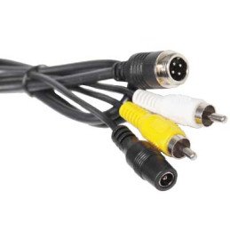 RCA kabelis 1m, 4-kontaktų...