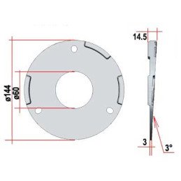 Клин можно устанавливать...