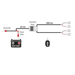 Комплект проводки для двух...