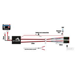 Papildomų žibintų laidų...