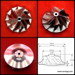 Billet compressor wheel for...