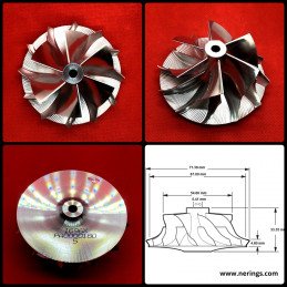 Billet compressor wheel for...