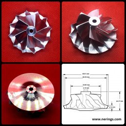 Billet compressor wheel for...