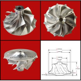 Billet compressor wheel for...