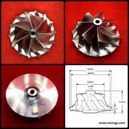 Billet compressor wheel for...