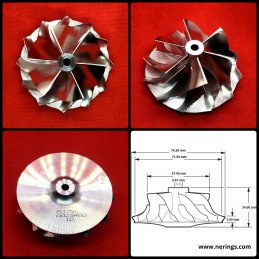 Billet compressor wheel for...