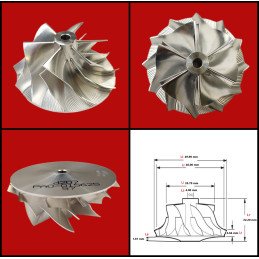 Billet kompresora spārniņi...