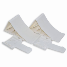 WHEELCHOCK WITH HOLDER WHITE