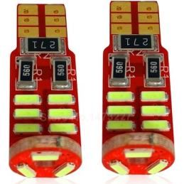 LEMPUTĖS W5W T10 LED 15SMD...