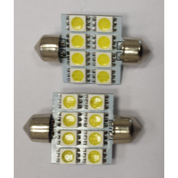 LEMPUTĖS C5W T11 LED 8SMD...