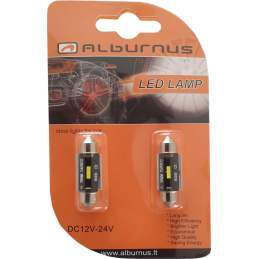 LEMPUTĖS C5W T11 LED 1SMD...