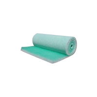 Paint booth filters and protective liquid