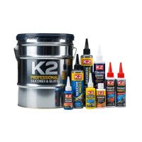 K2 silicones and glues