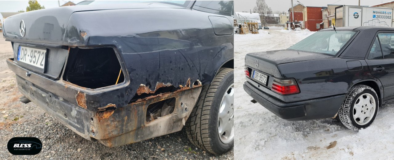 Mercedes-Benz W124 (1988) restoration work